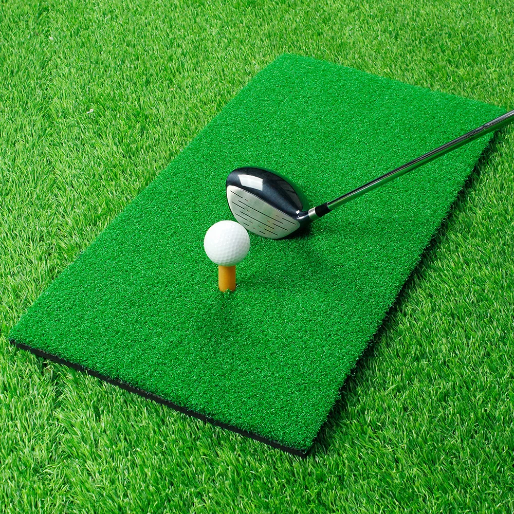 30x60CM Golf Hitting Mat With Rubber Tee Indoor Outdoor Golf Swing Practice Mat Backyard Training Pad Supplies