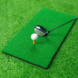 Alfombrilla de goma para jugar al Golf, para interior y exterior, 30x60CM, almohadilla de entrenamiento para patio trasero