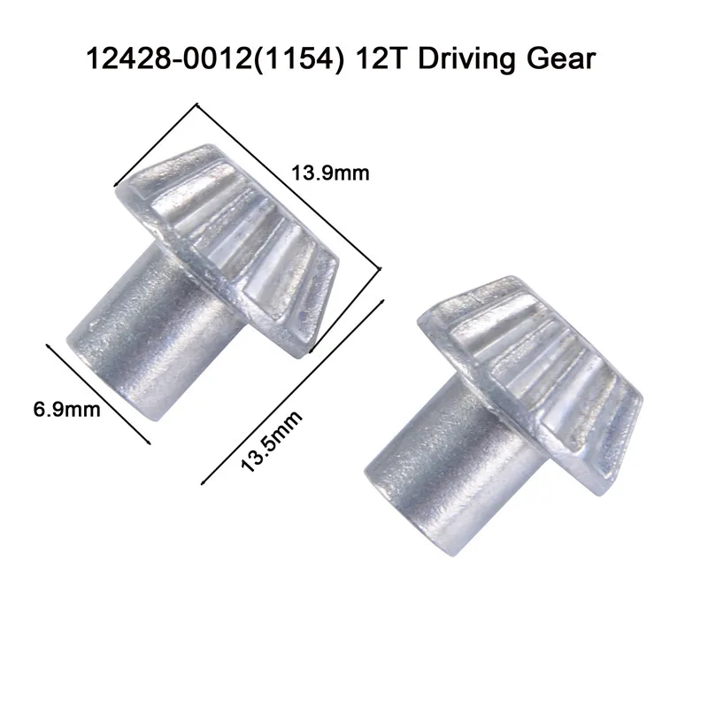 Piezas de repuesto originales para coche teledirigido, eje trasero, brazo, caja delantera de onda, engranaje, conexión, suspensión, Wltoys 12428,