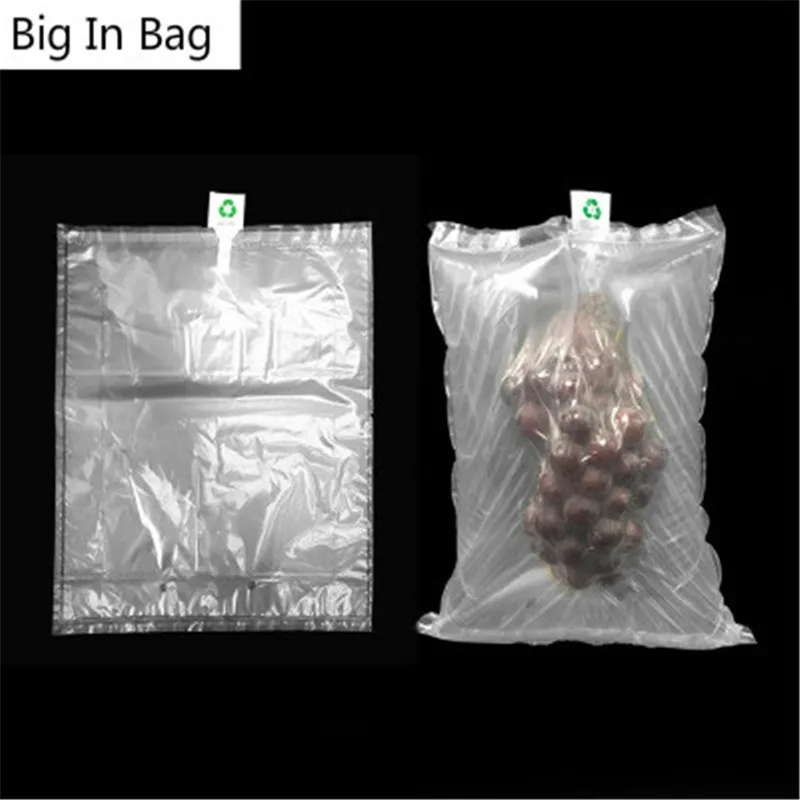 Relchoor 30pcs/Lots Buffer Hollow Inflatable Double Buffer Fruit Bag In Bag Anti-Drop Shockproof Protection Bubble Bags Cushion