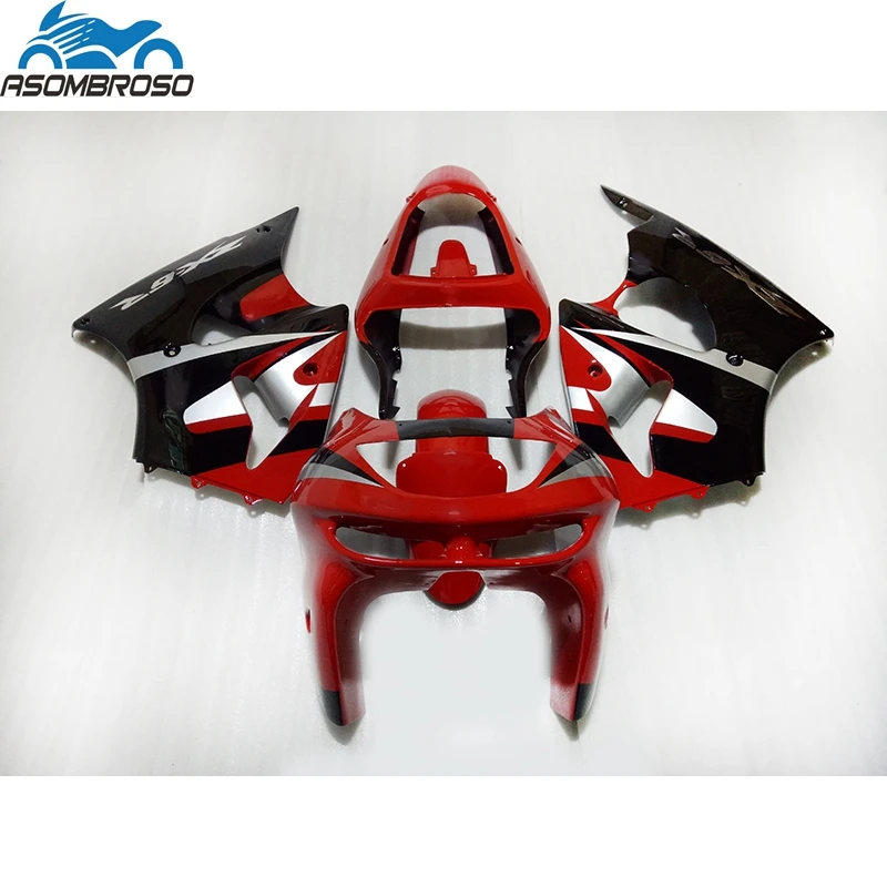 

Free Customize Fairings for Kawasaki Ninja ZX6R 1998 1999 Red Black Motorcycle Fairing Kit ZX 6R 98 99