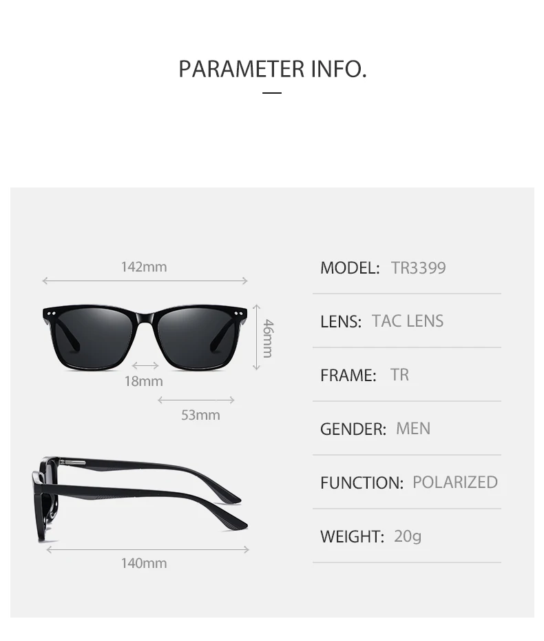 LM Platz Polarisierte Sonnenbrille Frau Mode Reise Gläser Mann Anti Glare Fahren UV400 Brille Trendy Unisex zonnebril dames – Detail 13