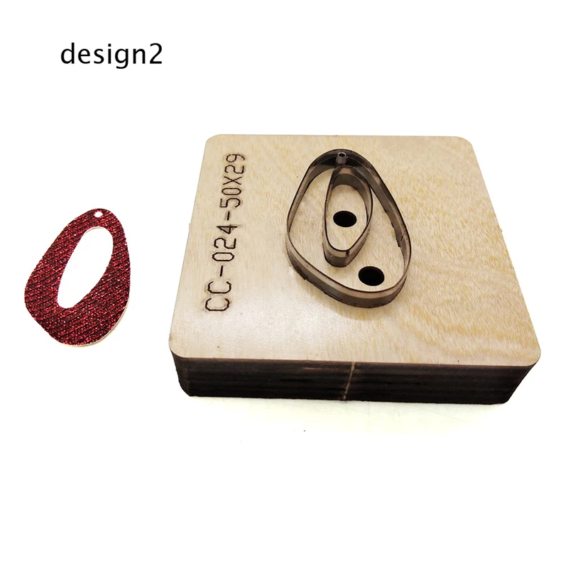 DIY leather craft girl ear ring die cutting knife mould template pattern multi design