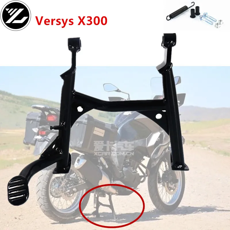 17 18 Versys X-300 Black Centerstand Center Kickstand Foot Center Stand Support For Kawasaki Versys X300 Versys-X300 2017 2018