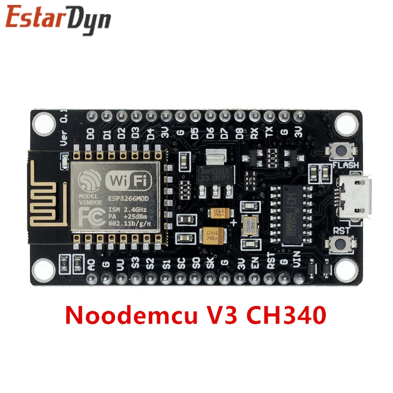 Wireless Module CH340/CP2102 NodeMcu V3 V2 Lua WIFI Internet of Things Develop Board based ESP8266 ESP-12E with PCB Antenna