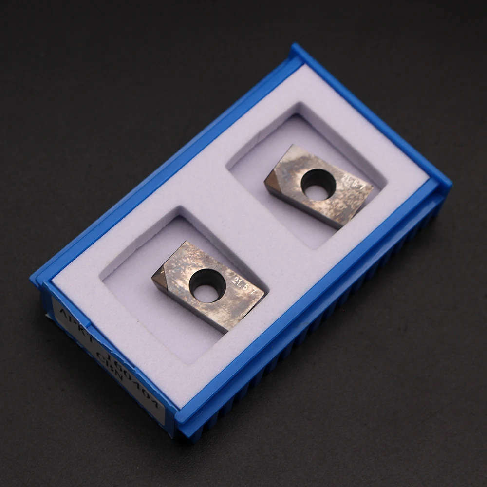 Diamond Insert CNC Lathe Turning Tool APKT160404 APKT160408 PCD for Aluminum CBN for Hard Steel