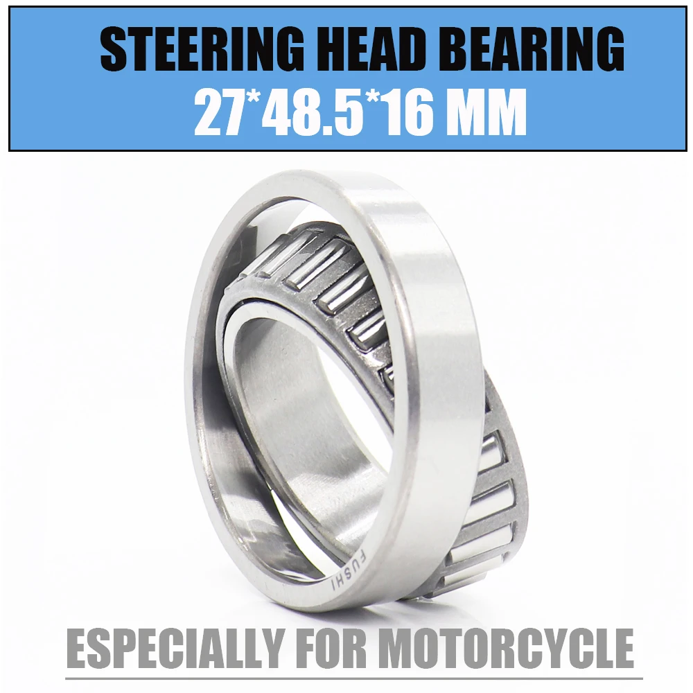 27*48.5*16 mm 1PC Steering Head Bearing 2748.516 Tapered Roller Motorcycle Bearings