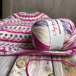 50g Soft Fancy Yarn Mix Colors Melange Thread Wool Yarns For Kids Eco-friendly Dyed Baby Yarn For Knitting