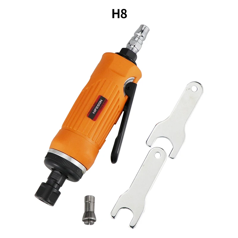 H6/H8/ H9  Air Pneumatic Carved Mill Straight Type 90 ° Buffing Machine Powerful And High Speed Carved Mill