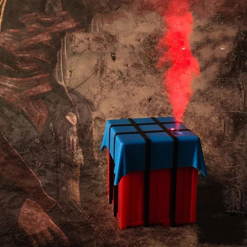 Airdrop PUBG الإبداعية المرطب الهواء المرطب ناشر رائحة USB صغير جهاز تكوين ضباب بالموجات فوق الصوتية الرئيسية مكتب Airdrop المرطب