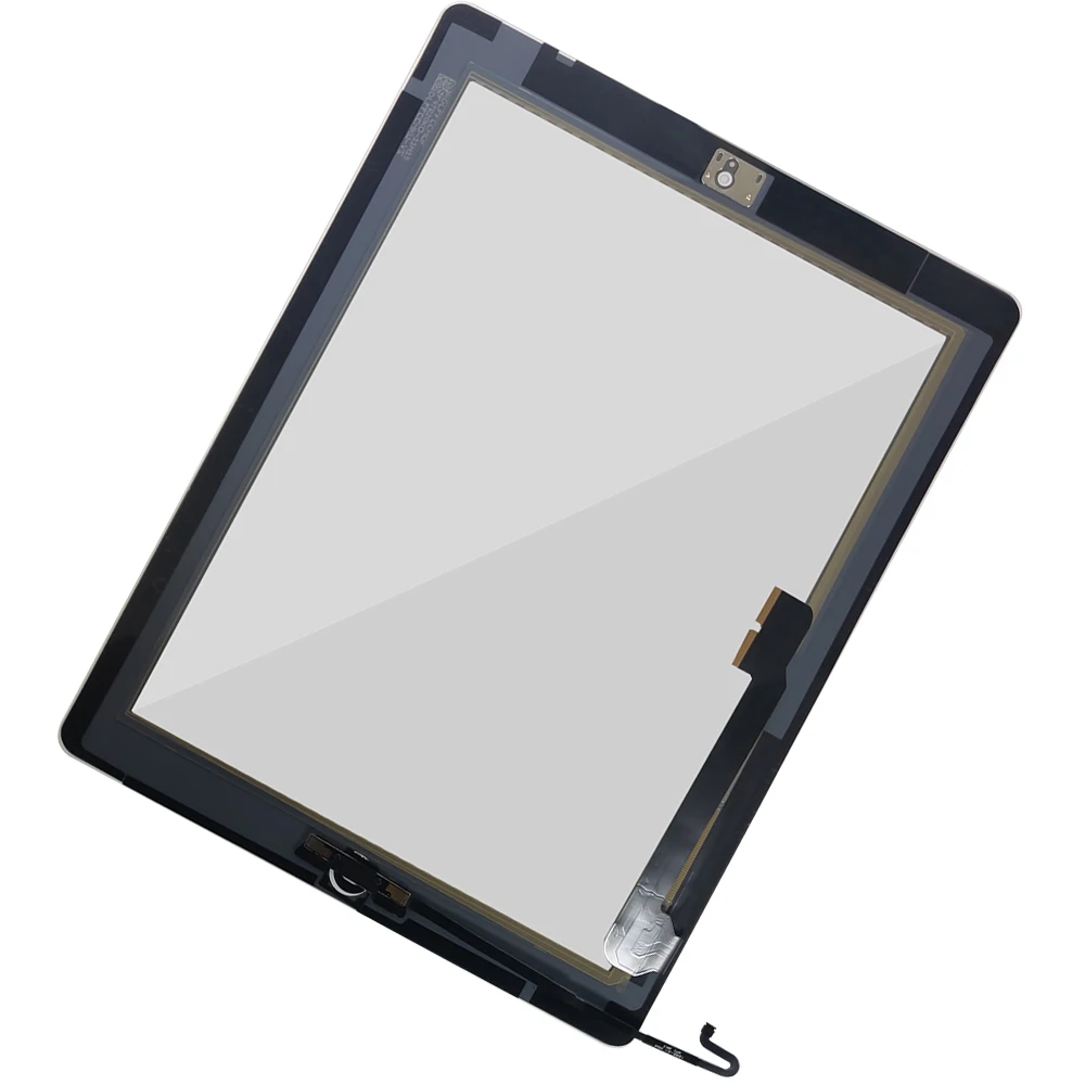 Touch For iPad 4 A1458 A1459 A1460 Touch Screen Digitizer Front Glass Panel Replacement No/With Button 100% Tested