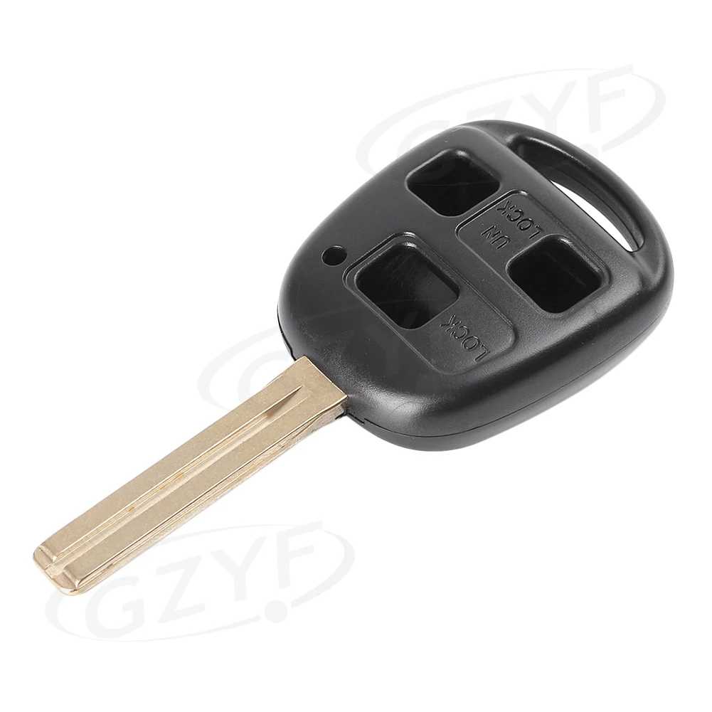 

New Car 3 Buttons Remote Key Shells Cases Replacement Key Case Outer Shell Pads for Lexus Cars