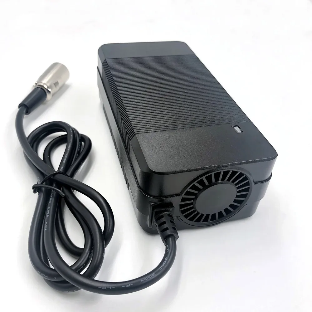 54.6V3A Charger 54.6V 3A Lithium Battery Charger for 48V Li-ion Lithium Battery Pack  XLR Plug  54.6V3A Charger