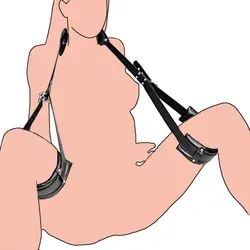 Handcuffs Ankle Cuffs Open Leg BDSM Bondage Gear Restraint Fetish Adult Sex Toys For Woman Couples Adult Games No Vibator