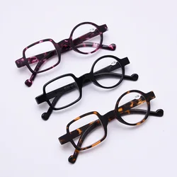 New Square Round Reading Glasses Women Leopard Magnifier Unisex Fashion Presbyopic Spectacles +1.0 +1.5 +2.0 +2.5 +3.0 +3.5