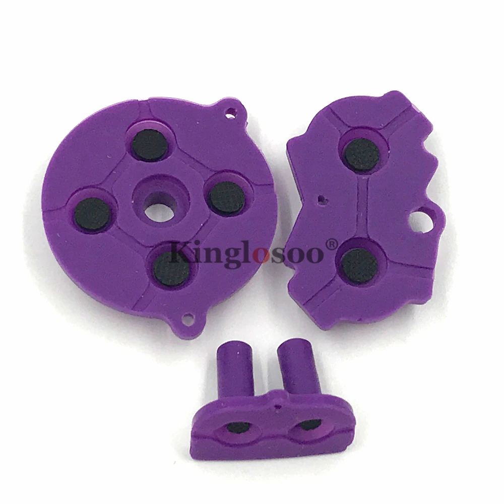 Nhiều Màu Sắc Dẫn Điện Miếng Lót Cao Su Nút A-B D-Miếng Lót Cho GBA Gameboy Advance Silicone Bắt Đầu Chọn Bàn Phím
