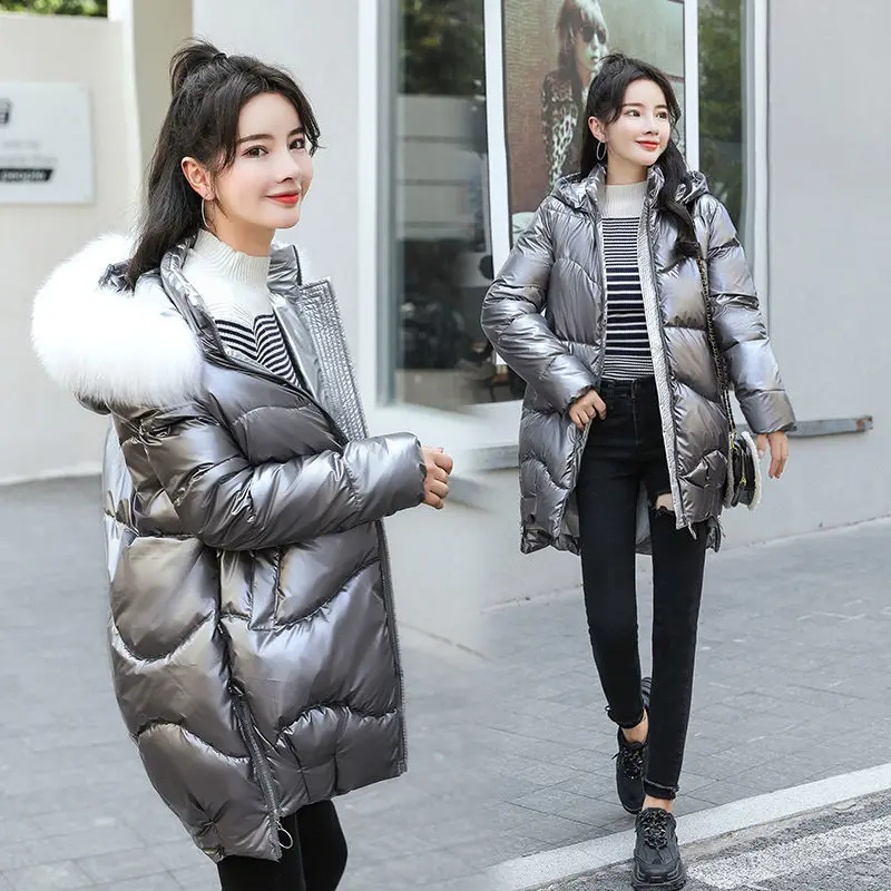 2023 New Arrival Fashion Slim Women Winter Jacket Cotton Padded Warm Thicken Ladies Coat Long Coats Parka Womens Jackets