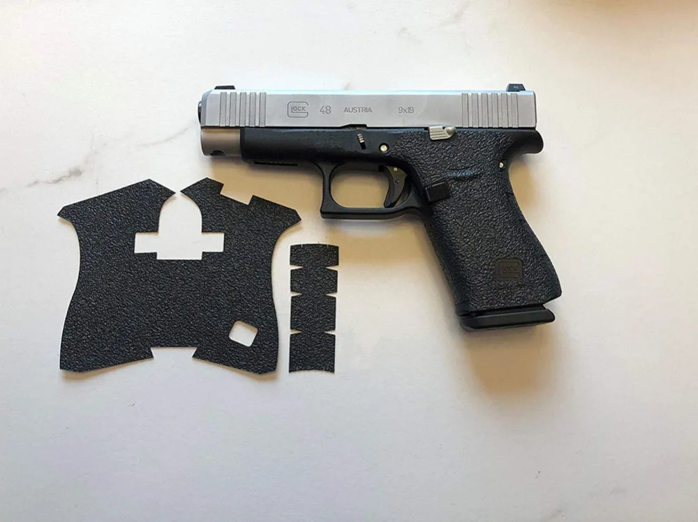 Non-slip Rubber Texture Grip Wrap Tape Glove for Gen 1/2/3/4/5 Glock 17 19 25 26 43X Pistol Gun Holster 9mm