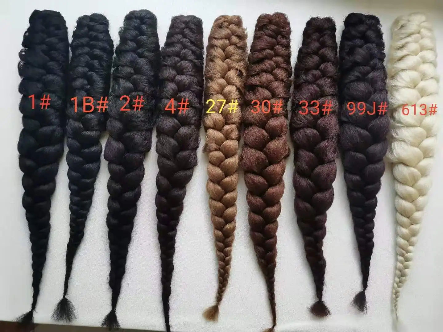 Blice syntetyczny wysoki Puff Afro peruka z prostymi włosami typu Kinky naturalne czarne klipsy w warkoczu Jumbo treska kucyk 76cm Chignon