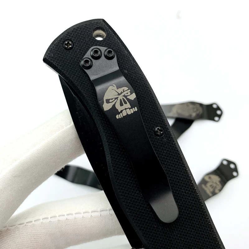 Koi Design Tc4 aleación de titanio bolsillo trasero Clip para cuchillo Zt para mariposa 551 ZT0620 0630 EM