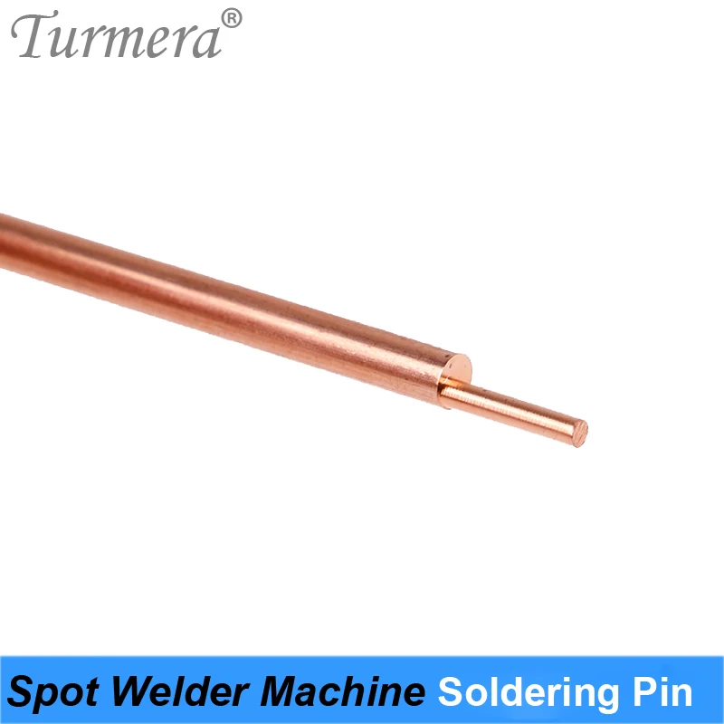Haste de solda de cobre da alumina do diâmetro do ponto 100mm do pino 80mm 1.5mm das agulhas da soldadura do ponto de turmera para o uso da máquina do soldador do ponto da bateria