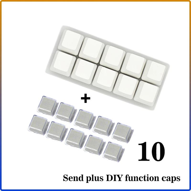 

DIY Programmable Mechanical Keyboard 10 keys Macro keypad Blue / Red Switch DIY USB Programming Shortcut Outemu Hot swap OSU