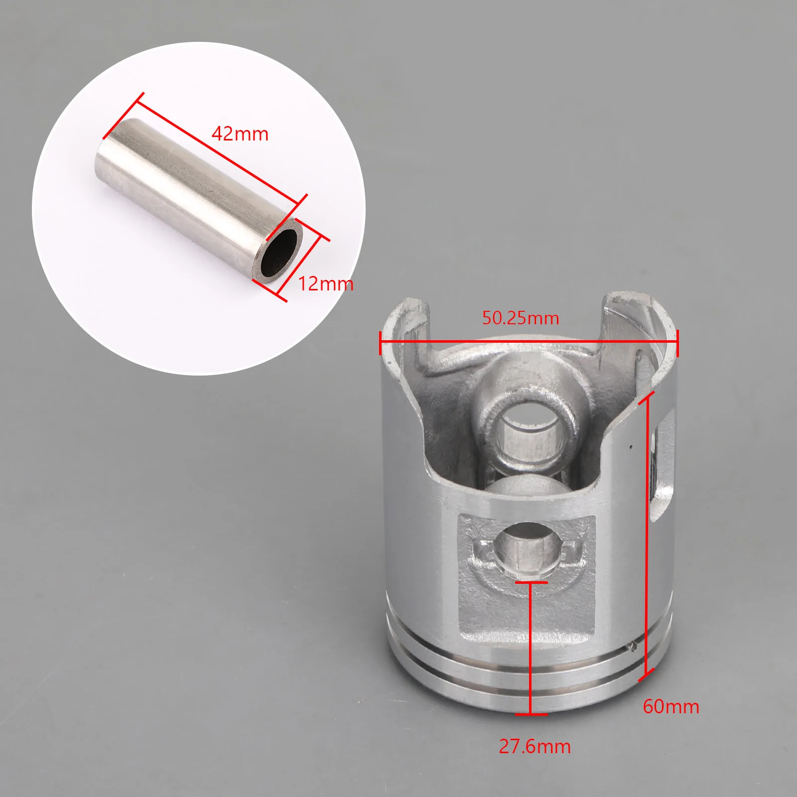 Areyourshop Piston Ring Pin Clip Kit for Yamaha Jog 90 1991-1997 Ya90 Axis 90 1990-1997 3VR-11631-00-96 Motor Patts