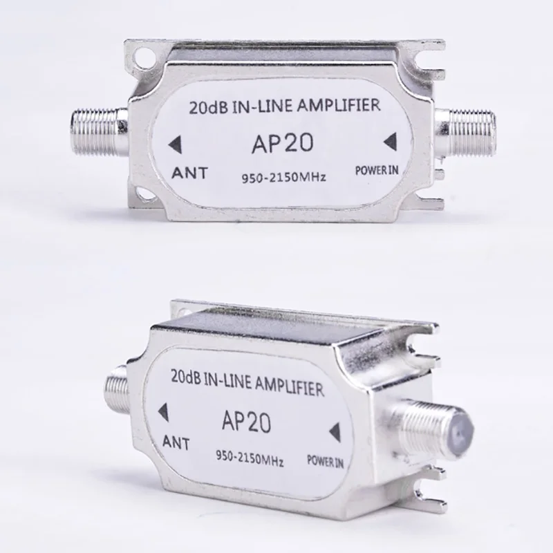 For Dish Network Antenna All Satellite Applications Satellite Inline Amplifier with Up To 20dB Signal Booster Strengthen