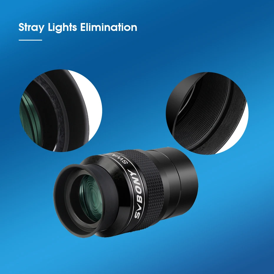 SVBONY Teleskop 2" Superweitwinkelokular 26 mm SWA 70 ° Okular Ultraweitwinkel Achromatisch SV154 – Detail 8