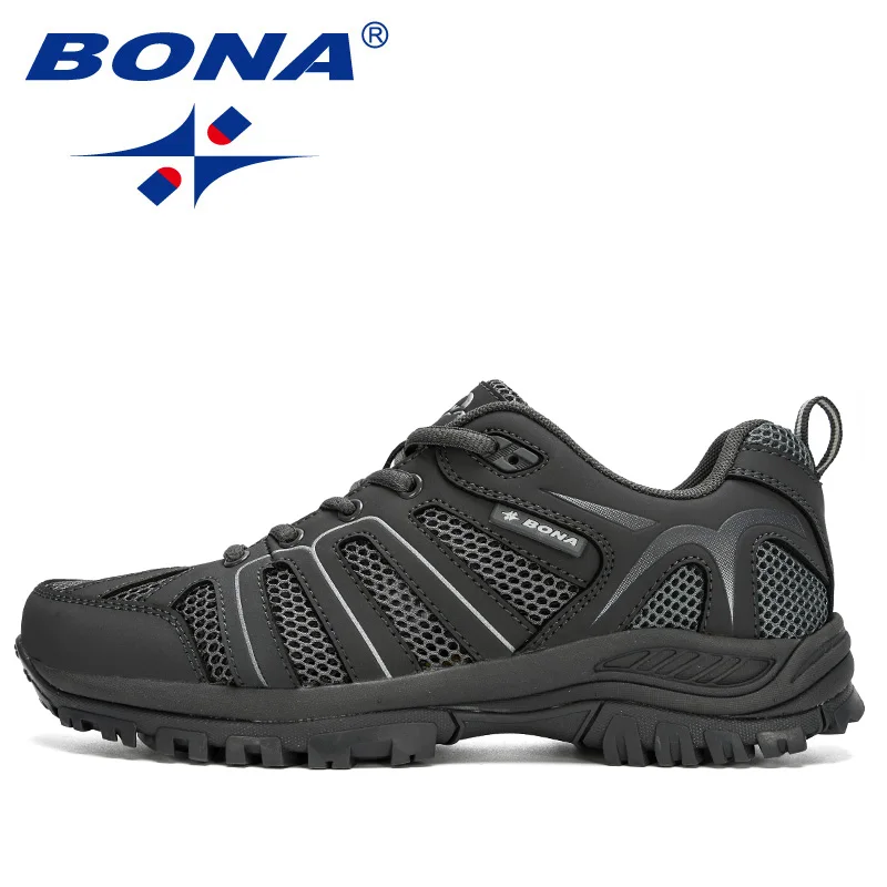 BONA nowi projektanci modne buty w stylu Casual mężczyzn na zewnątrz wygodne trampki męskie antypoślizgowe buty męskie Tenis Masculino Zapatillas