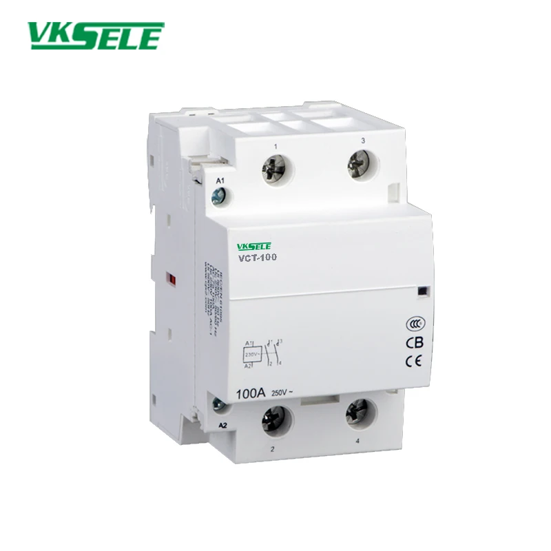 Fabrik BCH8-100 VCT-100A 2P 2NO / 2NC 100A 220v 230V 24V Spule Spannung Haushalt AC Schütz