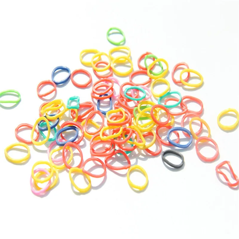 100pcs Pet Dog Grooming Rubber Band Pet Accessories Colorful Pet Supplies Elastic Pet Hair Product Hairpin Hair Accessory