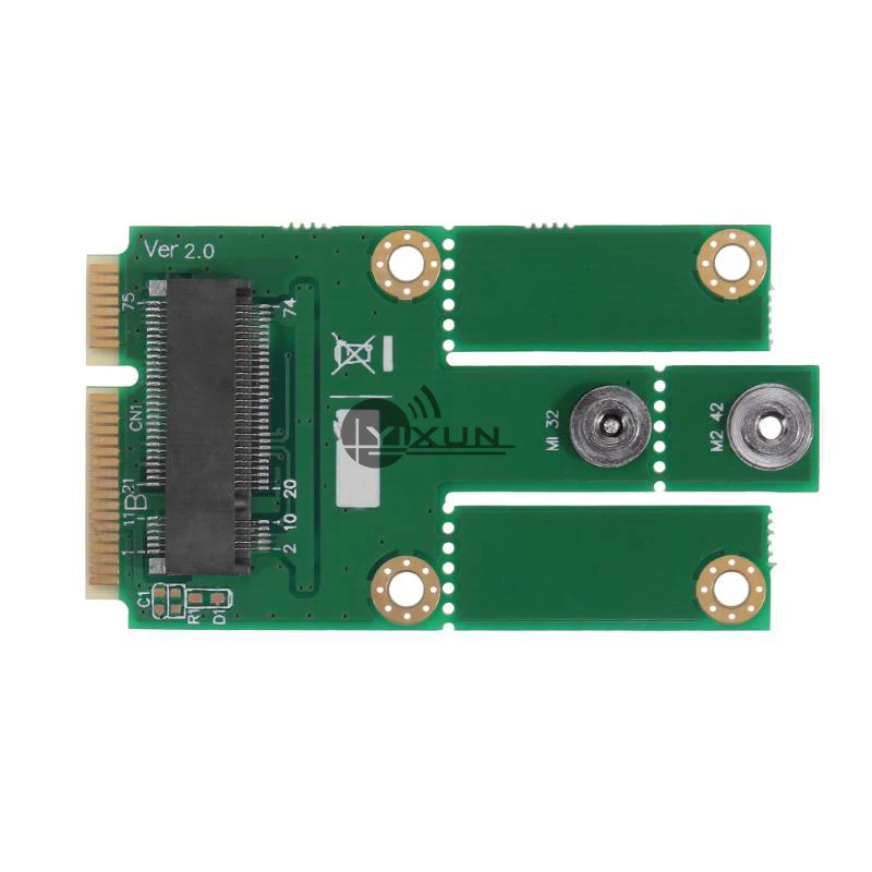 Imagem -03 - Ngff b Chave para Mini Pci-e Conversor Cartão Adaptador com Slot para Cartão Sim Suporte 3g 4g Lte Rede para pc com Mini Pcie Port M.2