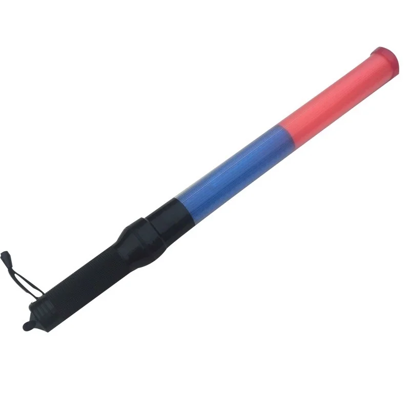 54CM*4CM Outdoor LED Road Traffic Signal Warning Flashing Hard PVC Tube Wand Ref Baton Safety Command Tool