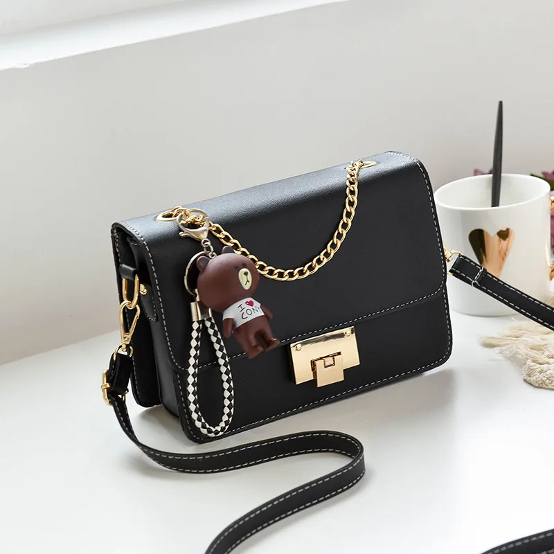 Small bag female 2021 new trendy female bag Korean version of fresh and small fragrance fashion one-shoulder messenger