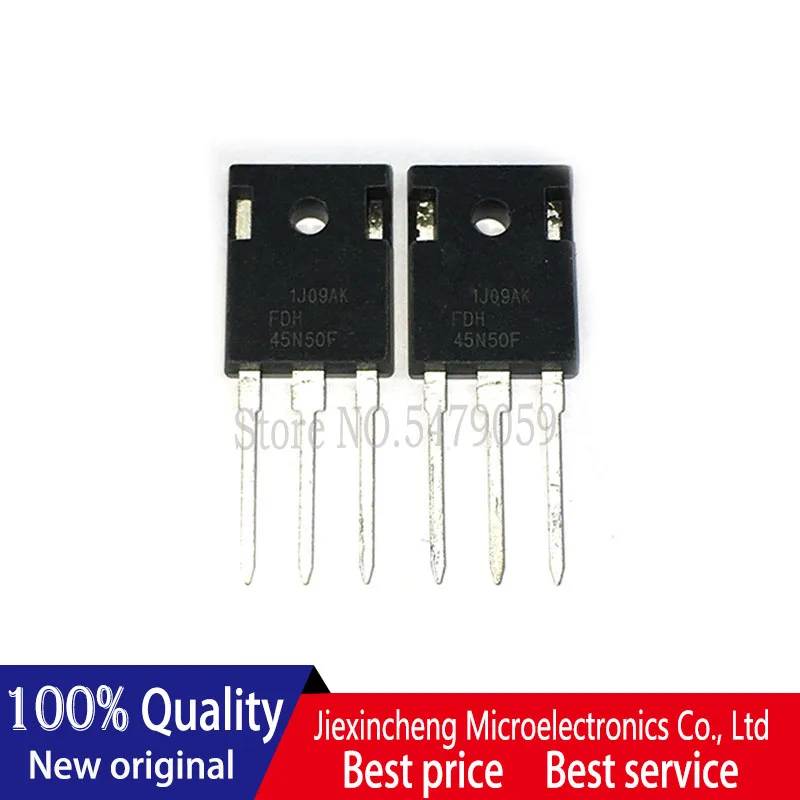 10 Uds., FDH45N50F 45N50F 45N50 45A 500V TO247 MOSFET
