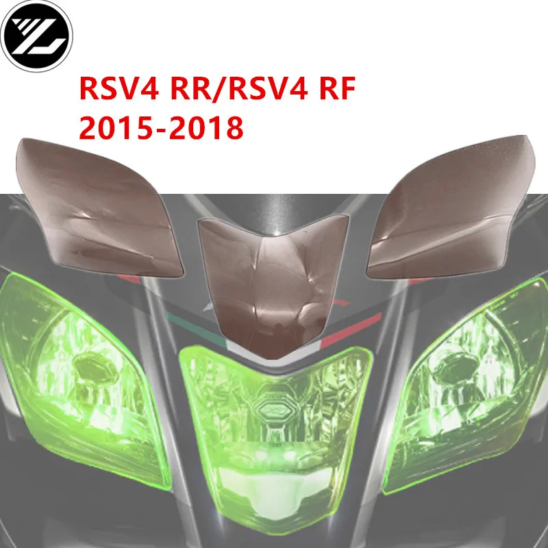 For Aprilia RSV4 RR/RSV4 RF 2015 2016 2017 2018 Motorcycle Headlight Protection Cover Headlight Screen Lens Protective Cover Fit