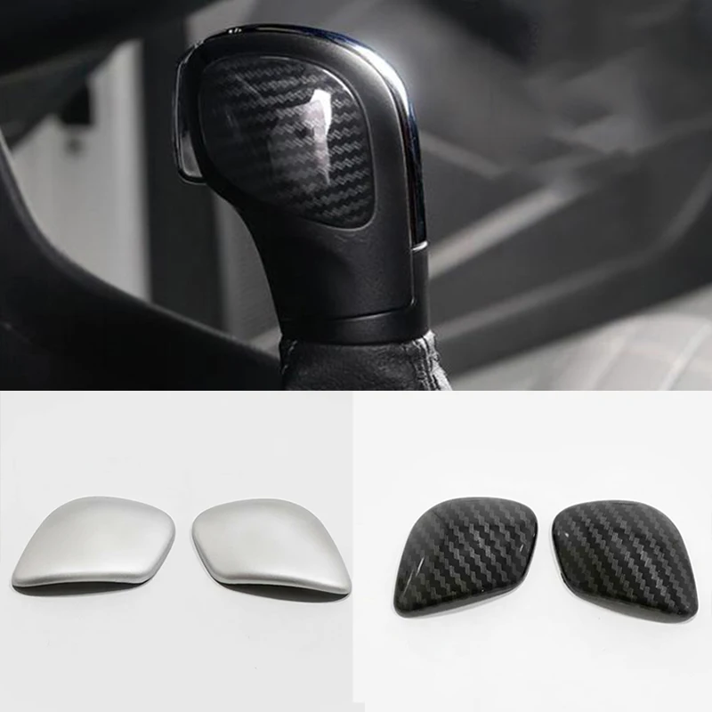 

ABS Matte/Carbon Fibre Gear Shift Knob Panel For Touareg for Polo Golf 4 6 7 For Jetta Passat B6 B5 B7 B8 CC For Tiguan Beetle