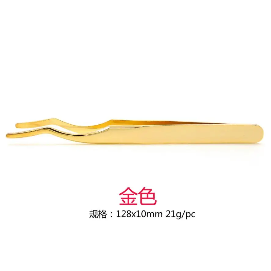 

Stainless Steel False Eyelash Curler Clipper Tweezer False Eyelash Applicator Remover Nipper Tweezer Clip Makeup Tool