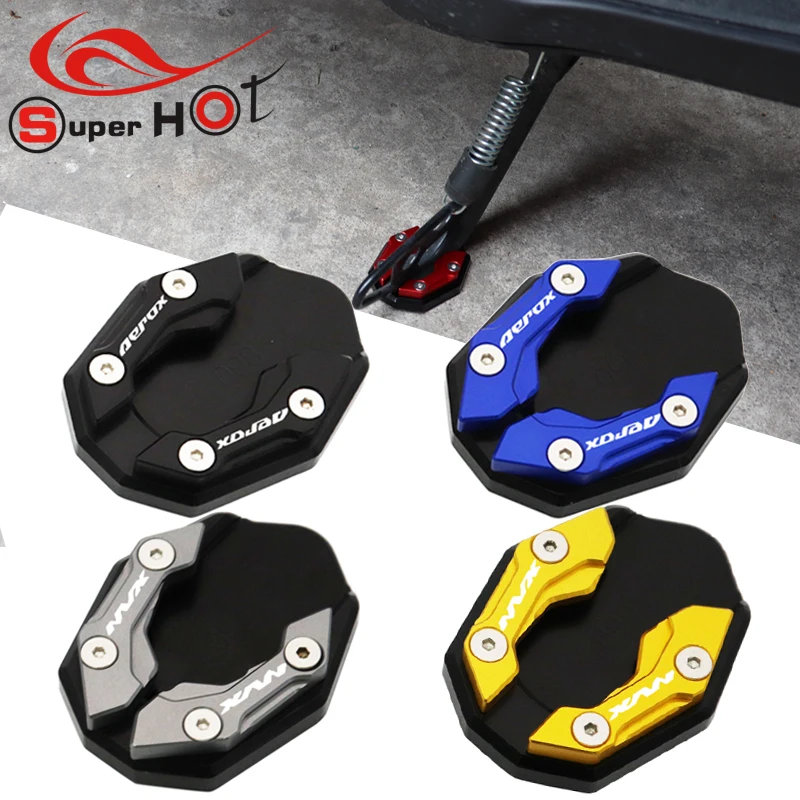 

For YAMAHA NVX155 Aerox155 NVX 155 Aerox 155 Motorcycle Accessories CNC Side Stand Enlarge Plate Kickstand Extension