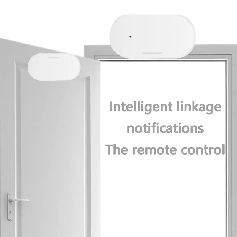 Imagem -03 - Tuya Zigbee Sensor Magnético de Porta e Janela Conexão sem Fio Smart Home Detectores de Portas Automação Magnética