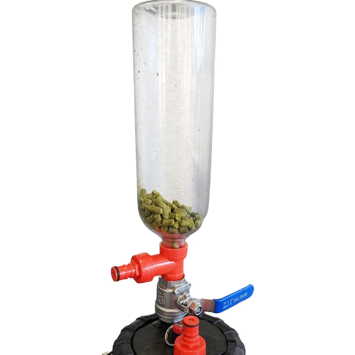 Kegland PCO1881 x PCO1881 Female Ball Balve - Dry Hop Device for FermZilla homebrew