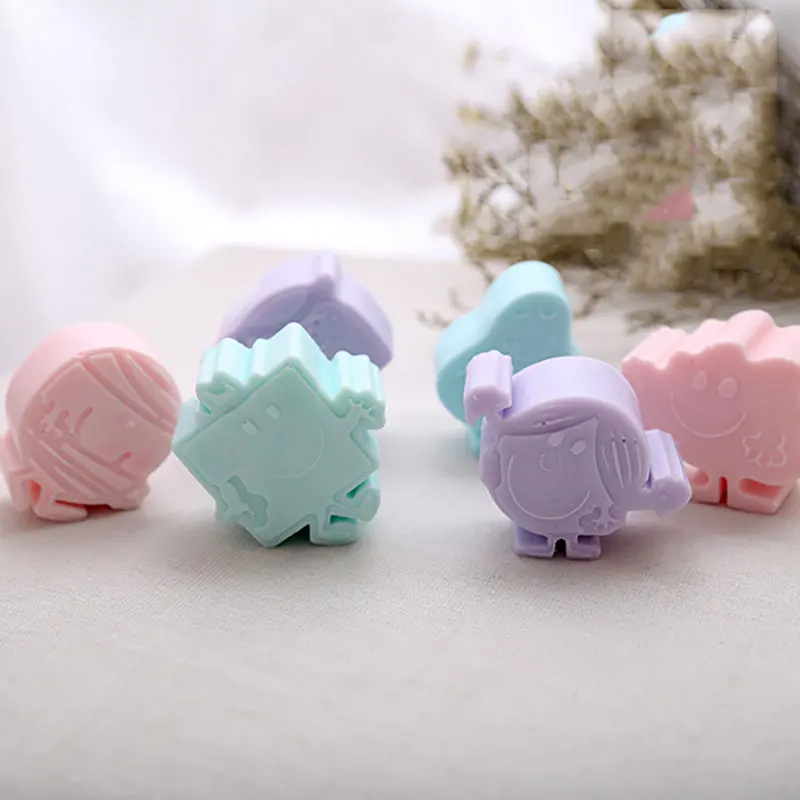 6 Cavity Cartoon Animal SoapSilicone Mold Chocolate Cake Decoration Mold DIY Fondant Biscuit Creative Baking Accessories