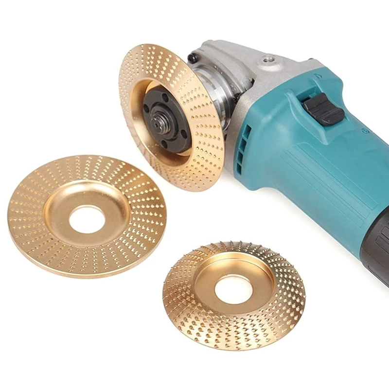 3Pcs 22Mm Bore ไม้บดล้อโรตารี่แผ่นดิสก์ขัดงานไม้แกะสลักแผ่นเครื่องมือสำหรับเครื่องบดมุมงานไม้