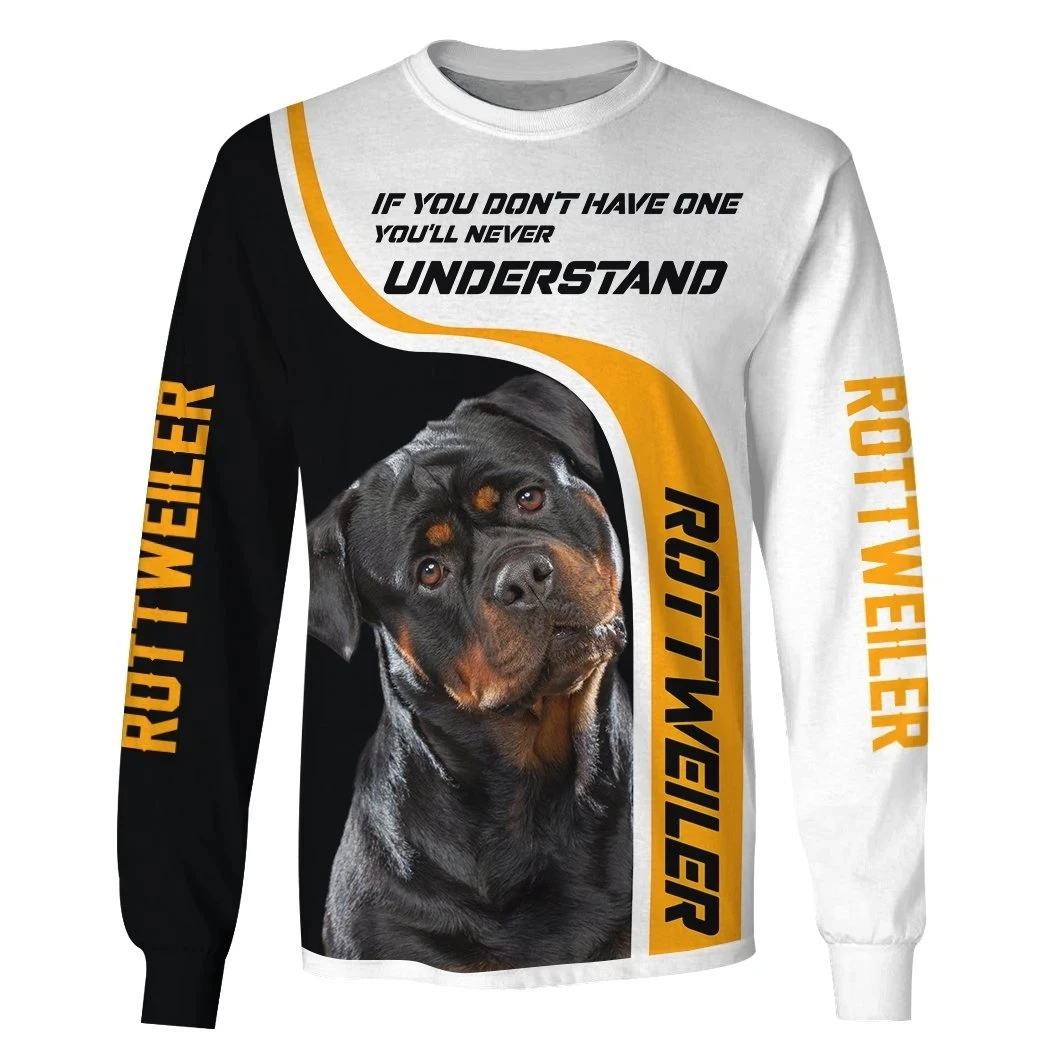 Love Rottweiler Dog 3D Printing Fashion Mens Hoodie Streetwear Pullover Autumn Sweatshirt Unisex Casual Jacket Tracksuit DW681