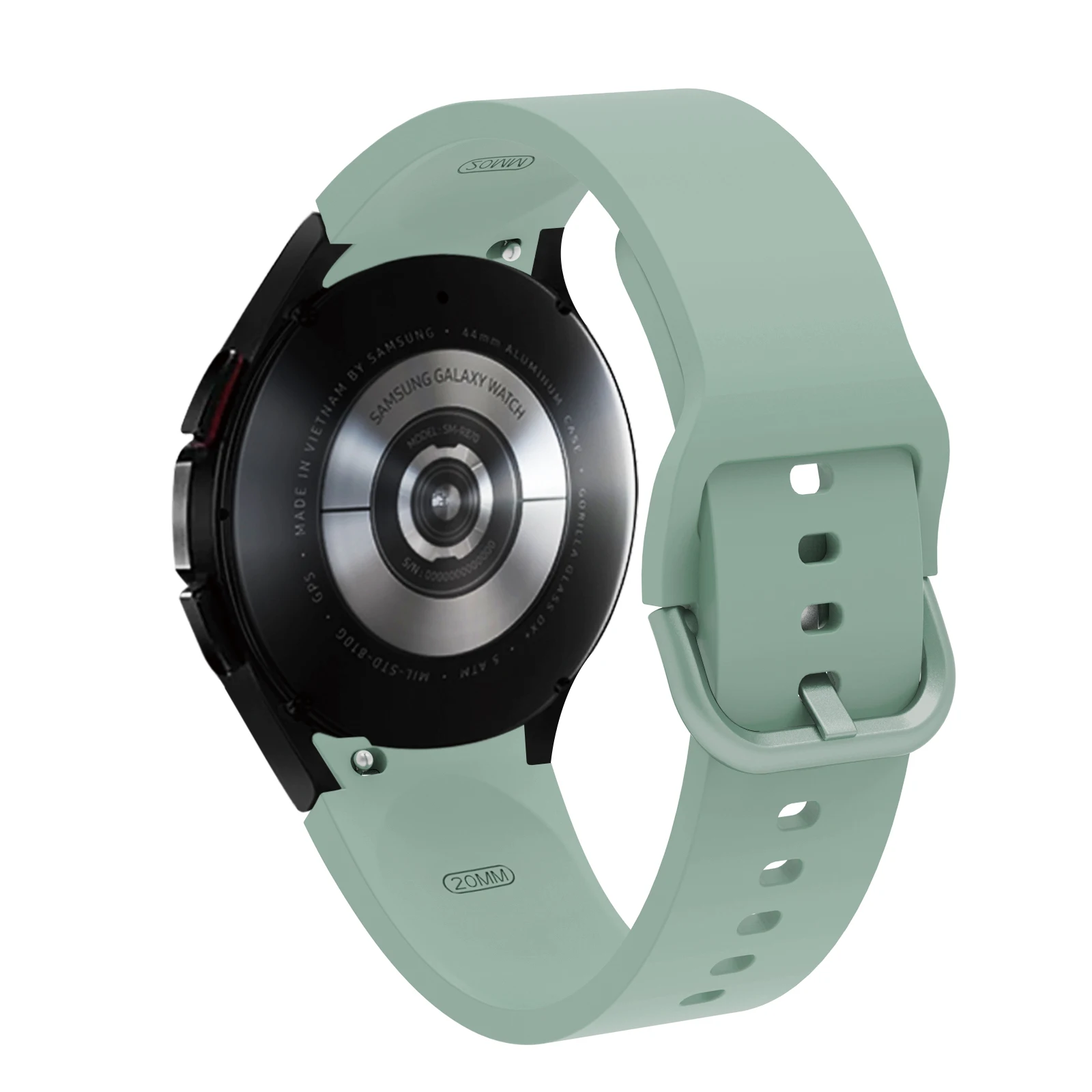 스포츠 삼성 갤럭시 시계 4 클래식 42mm 46mm 40mm 44mm 실리콘 갤럭시 시계 4 팔찌