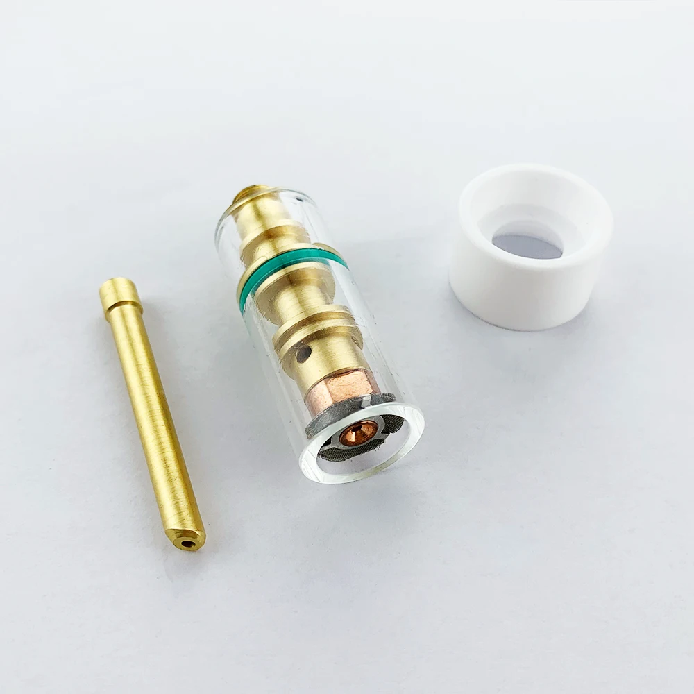 Tig Argon arc welding accessories transparent glass nozzle porcelain mouth transparent glass cover net diversion body WP17/18/26