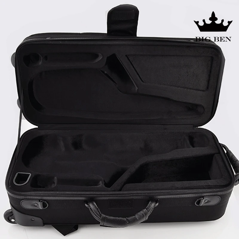 Alto Saxophone Case Tenor Saxophone Bag With Skate Wheels Trolley Bb Saxophone Box Eb Alto Sax Bags Saxophone Backpack Hard Case