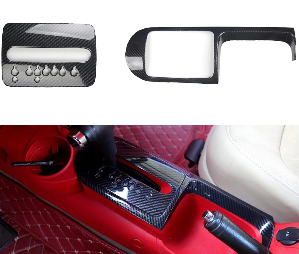 Car Styling Interior decoration Gear Panel Moulding Cover Sticker Trim For Volkswagen VW Beetle 2004-2010 Auto Parts