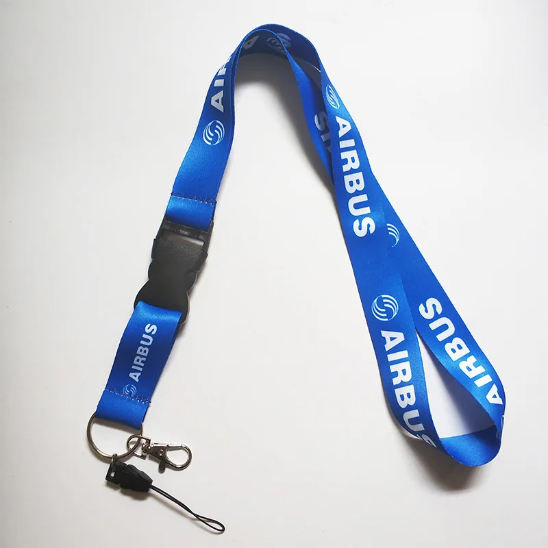 2 PCS Boeing 737 Sleutelhange Cessna Keychain Airbus Neck Strap Pilot Chaveiro llavero Lanyard for ID Card Holder for Pilot